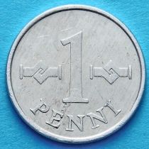 Финляндия 1 пенни 1970-1977 год.
