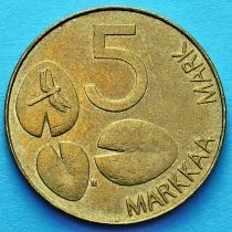 Финляндия 5 марок 1993 год.
