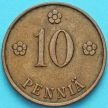 Монета Финляндия 10 пенни 1924 год.