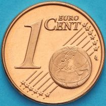 Финляндия 1 евроцент 2004 год. М