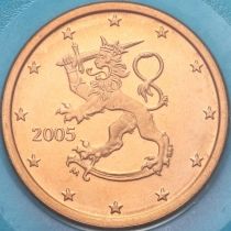 Финляндия 2 евроцента 2005 год. BU