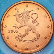 Финляндия 5 евроцентов 2005 год. BU