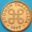 Монета Финляндия 5 пенни 1977 год. Медь.