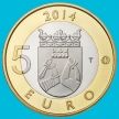 Монета Финляндия 5 евро 2014 год. Кукушка