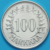 Финляндия 100 марок 1957 год. Серебро.