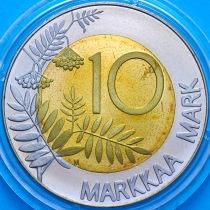 Финляндия 10 марок 2001 год. Proof