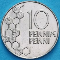 Финляндия 10 пенни 1990-1999 год.