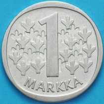 Финляндия 1 марка 1965 год. Серебро.