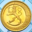 Монета Финляндия 1 марка 2001 год. Proof