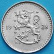 Монета Финляндия 25 пенни 1938 год.