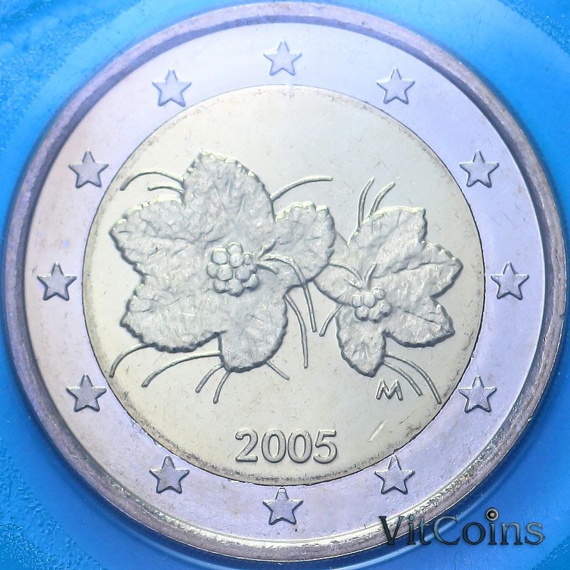 Монета Финляндия 2 евро 2005 год. BU Монета Финляндия 2 евро 2005 год. BU