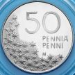 Монета Финляндия 50 пенни 2001 год. Proof