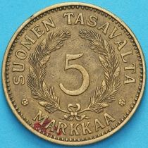 Финляндия 5 марок 1933 год.