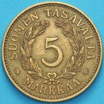 Финляндия 5 марок 1935 год.