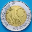 Монета Финляндия 10 марок 1999 год. Председательство в ЕС