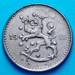 Монета Финляндия 1 марка 1947 год.