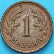 Монета Финляндия 1 марка 1951 год. KM# 30a