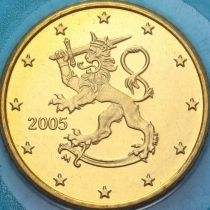 Финляндия 50 евроцентов 2005 год. BU