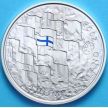 Монета 10 евро 2008 год. 90 лет флагу Финляндии. Серебро
