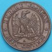Монета Франция 2 сантима 1862 год. К