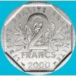 Монета Франция 2 франка 2000 год.  Сеятельница
