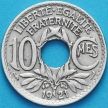 Монета Франция 10 сантимов 1921 год.