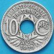 Монета Франция 10 сантимов 1925 год.