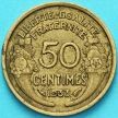 Монета Франция 50 сантимов 1933 год.