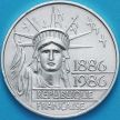 Монета Франция 100 франков 1986 год.100 лет Статуе Свободы. Серебро.