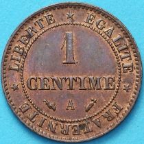 Франция 1 сантим 1896 год. Монетный двор Париж. №2