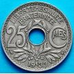 Монета Франция 25 сантимов 1933 год. 