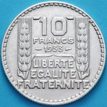 Франция 10 франков 1933 год. Серебро