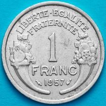 Франция 1 франк 1957 год. 