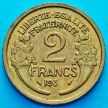 Монета Франции 2 франка 1933 год.