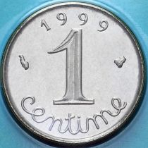 Франция 1 сантим 1999 год. BU