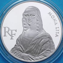 Франция 100 франков 1994 год. Мона Лиза. Серебро. Proof
