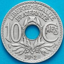 Франция 10 сантимов 1928 год.