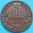 Монета Франция 1 сантим 1916 год.