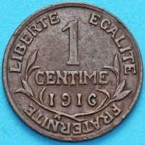 Франция 1 сантим 1916 год.
