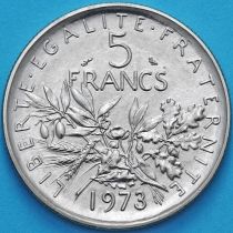 Франция 5 франков 1973 год. BU
