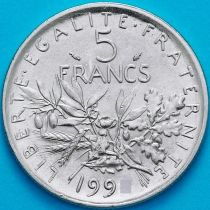 Франция 5 франков 1994 год.