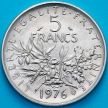 Монета Франция 5 франков 1976 год. BU