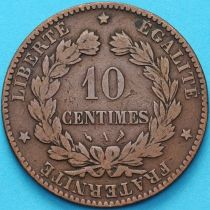 Франция 10 сантимов 1897 год. Монетный двор Париж. №2