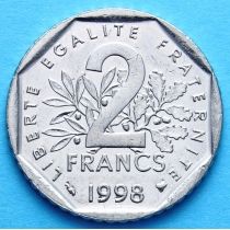 Франция 2 франка 1998 год. 