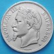 Монета Франции 5 франков 1867 год. А. Серебро.