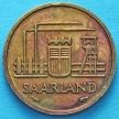 Монета Саар 10 франков 1954 год. №1