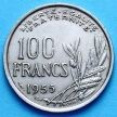 Монета Франции 100 франков 1955 год. Парижский Монетный Двор