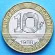 Монета Франции 10 франков 1988 год. Гений свободы.