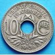 Монета Франции 10 сантимов 1936 год.
