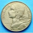 Монета Франции 10 сантимов 1962-2001 год.